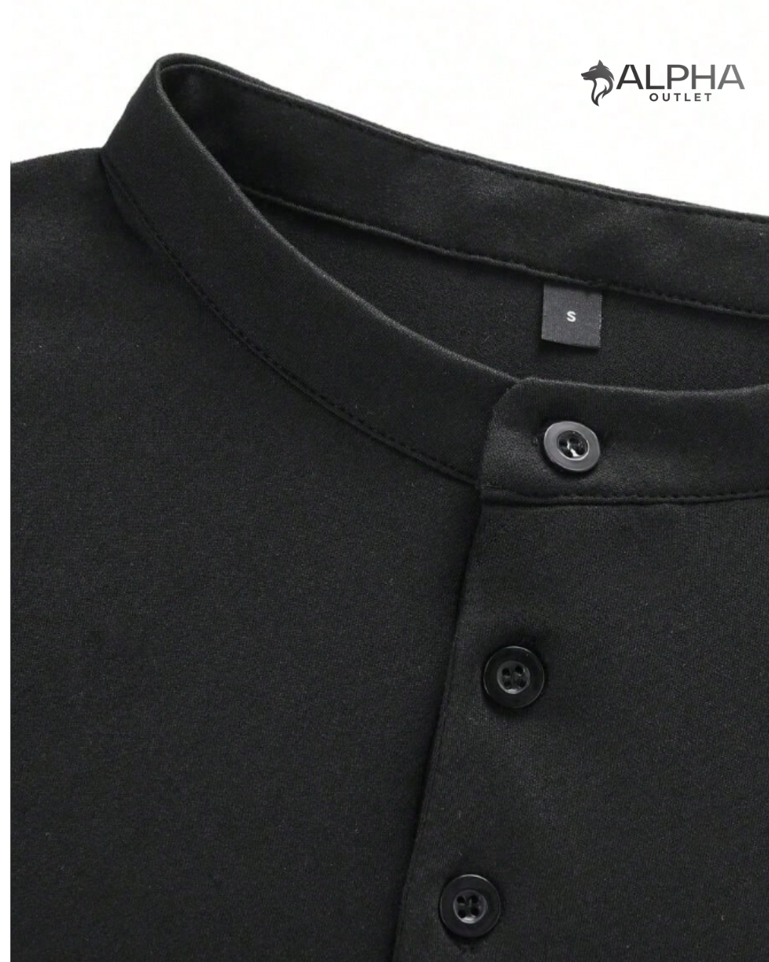 Camisa Gola Polo Preta