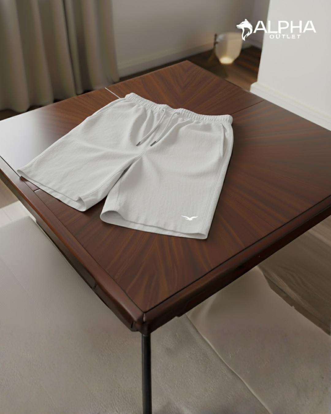 Bermuda Tactel Lisa Básica Esportiva Com Bolsos