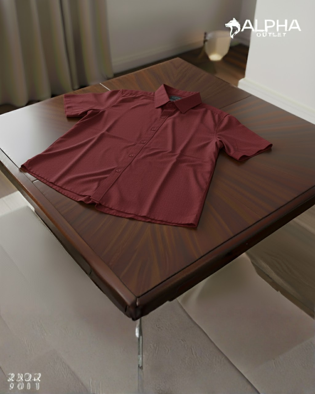 Camisa Social Masculina Manga Curta Forma Tradicional