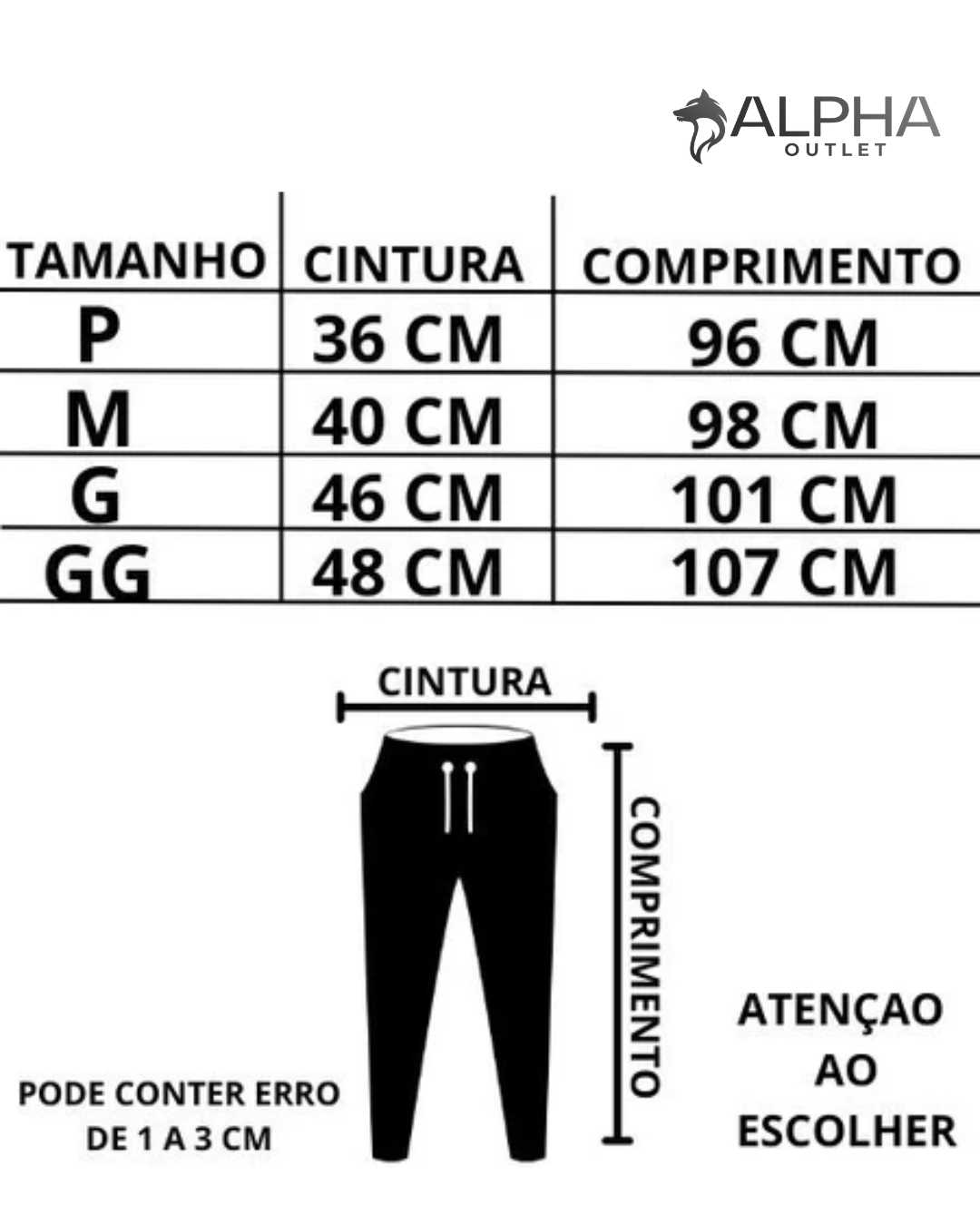 Calça Jogger Premium Alpha Outlet