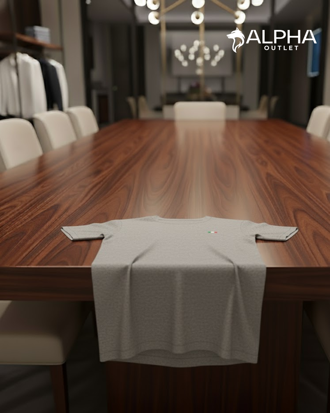 Camiseta Masculina Casual Bandeirinha Italia