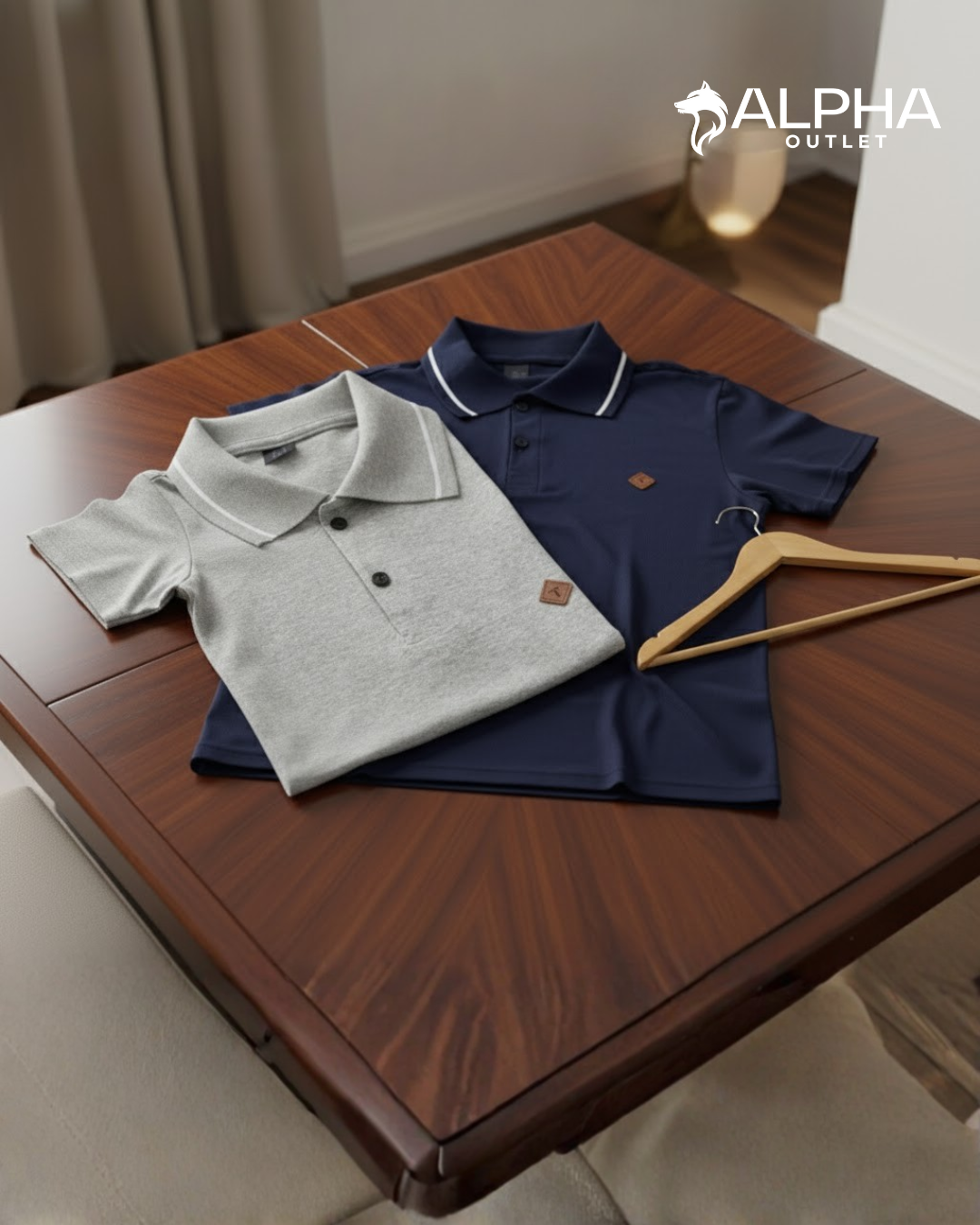 Kit 2 Camisas Polo Masculina