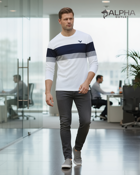 Camiseta de manga comprida casual