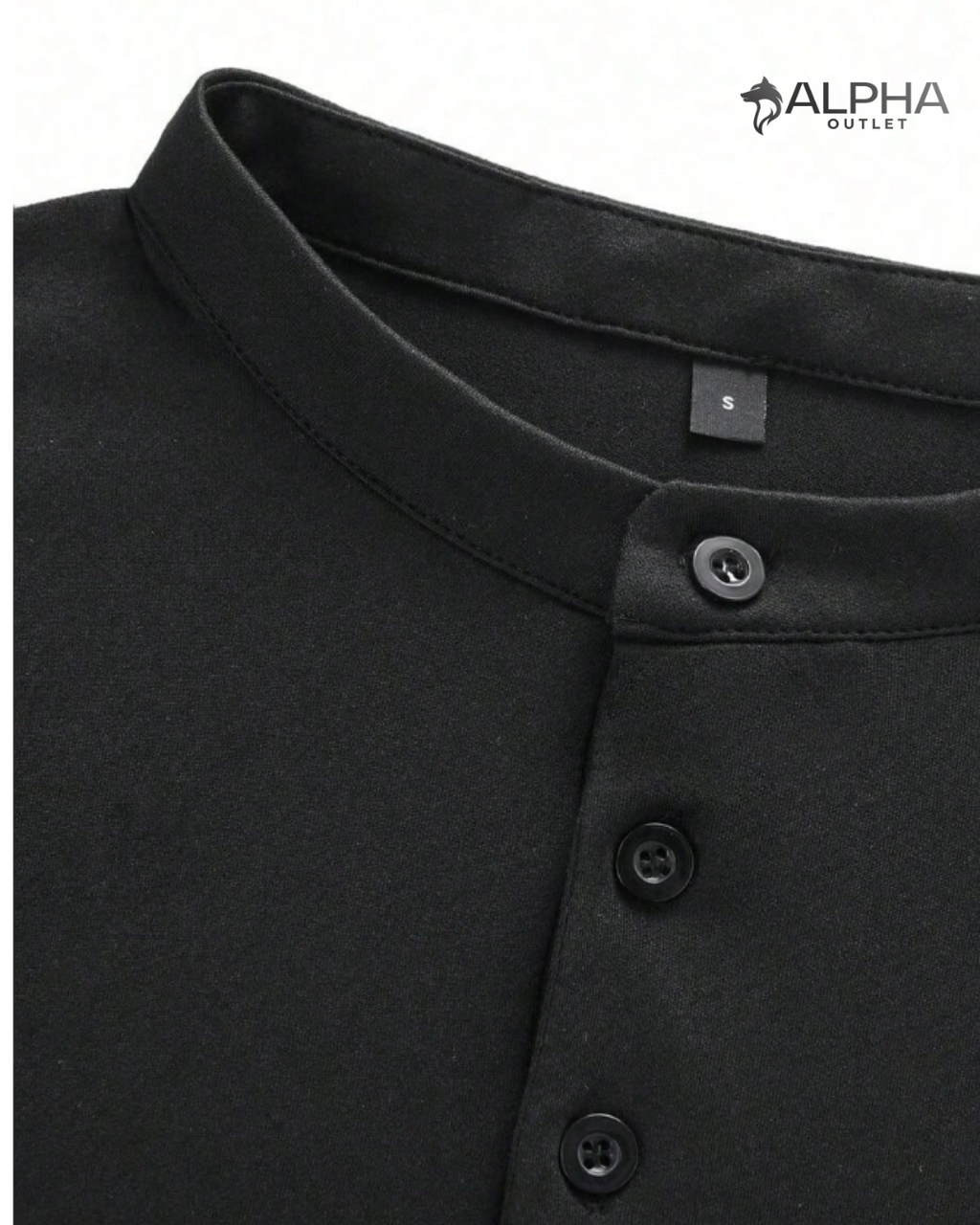 Camisa Gola Polo Preta