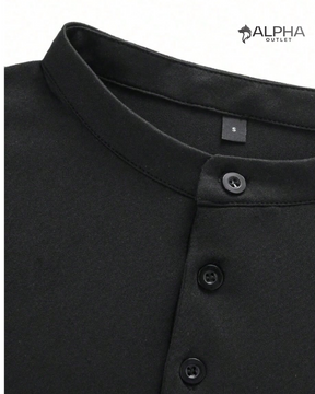 Camisa Gola Polo Preta