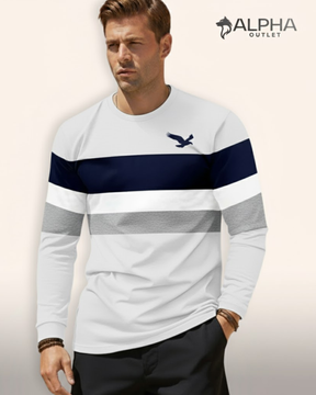 Camiseta de manga comprida casual