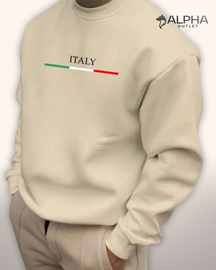 Moletom gola careca Italy