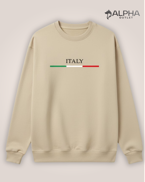 Moletom gola careca Italy