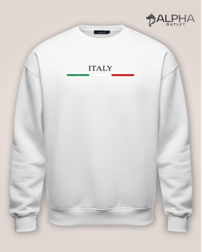 Moletom gola careca Italy