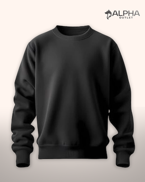 Moletom gola careca sem estampa