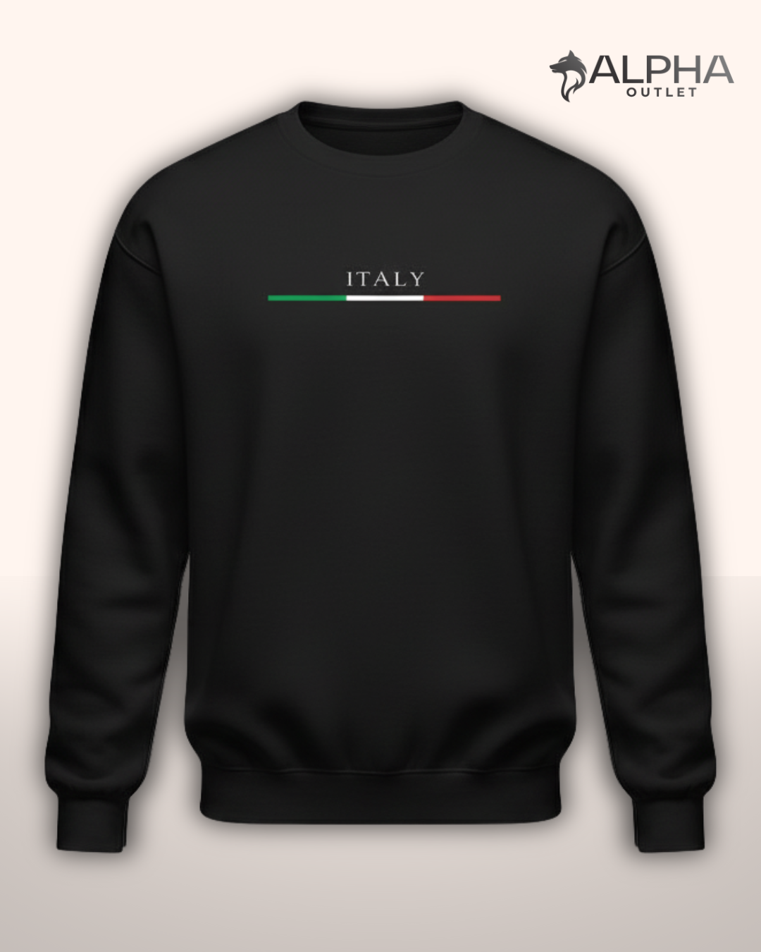 Moletom gola careca Italy