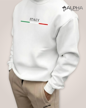 Moletom gola careca Italy