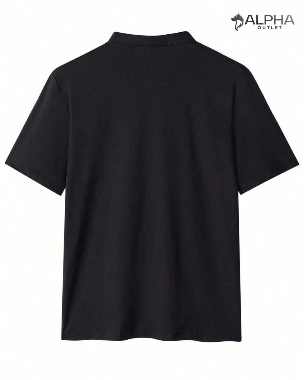 Camisa Gola Polo Preta