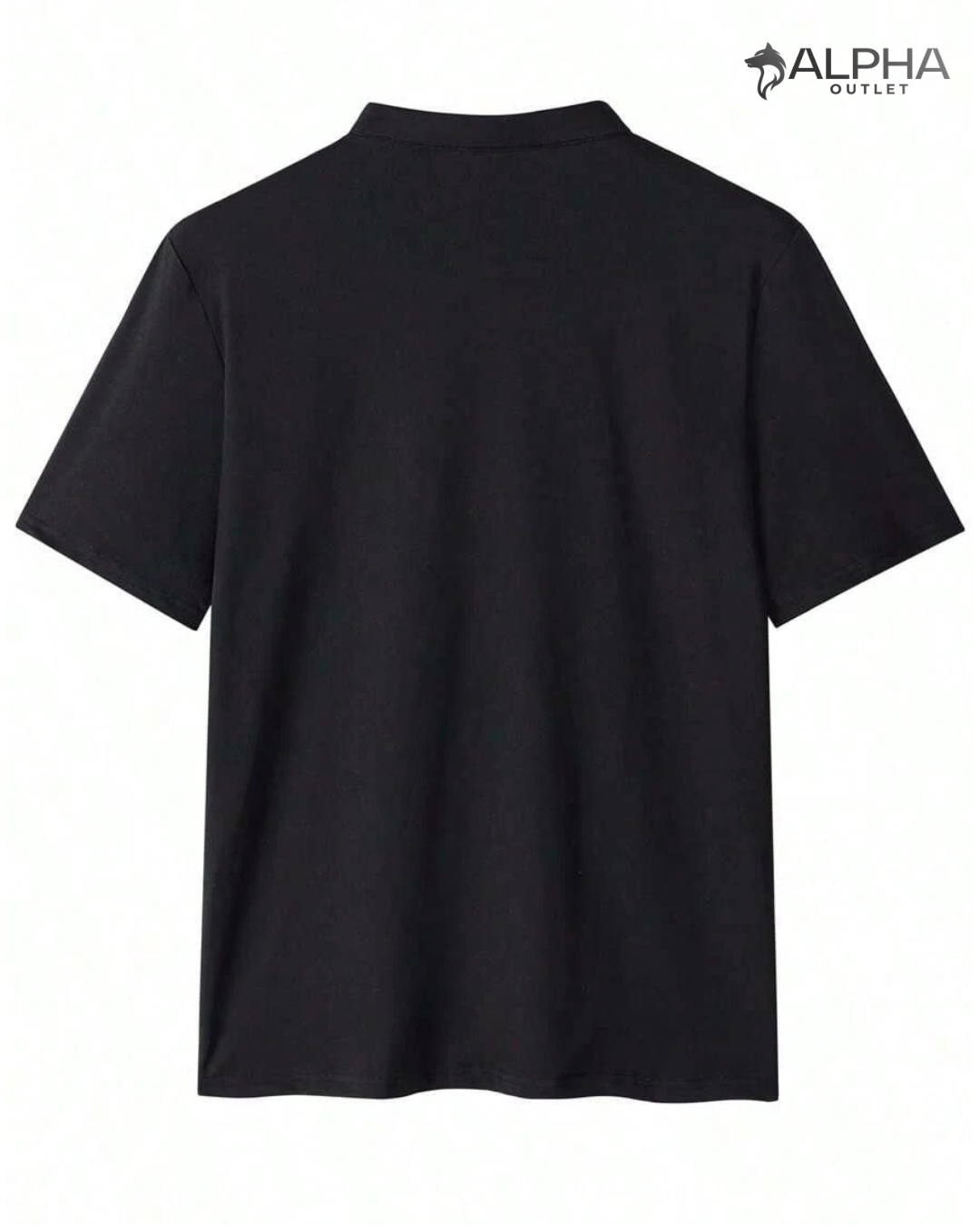 Camisa Gola Polo Preta