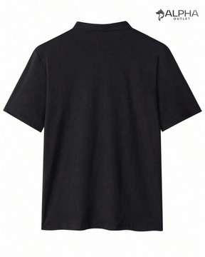 Camisa Gola Polo Preta