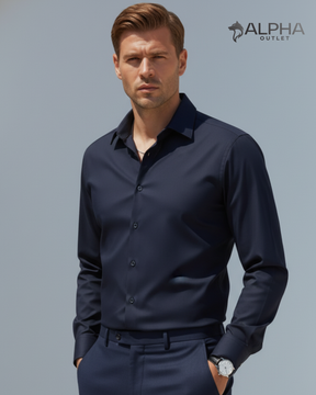 Camisa Social Passa Fácil Alpha Outlet