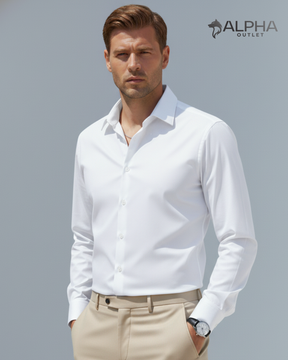 Camisa Social Passa Fácil Alpha Outlet