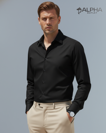 Camisa Social Passa Fácil Alpha Outlet